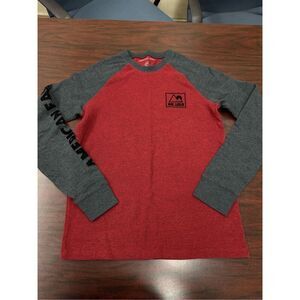 American Eagle Men’s Standard Fit Waffle Weave Long Sleeve Tee Size Small